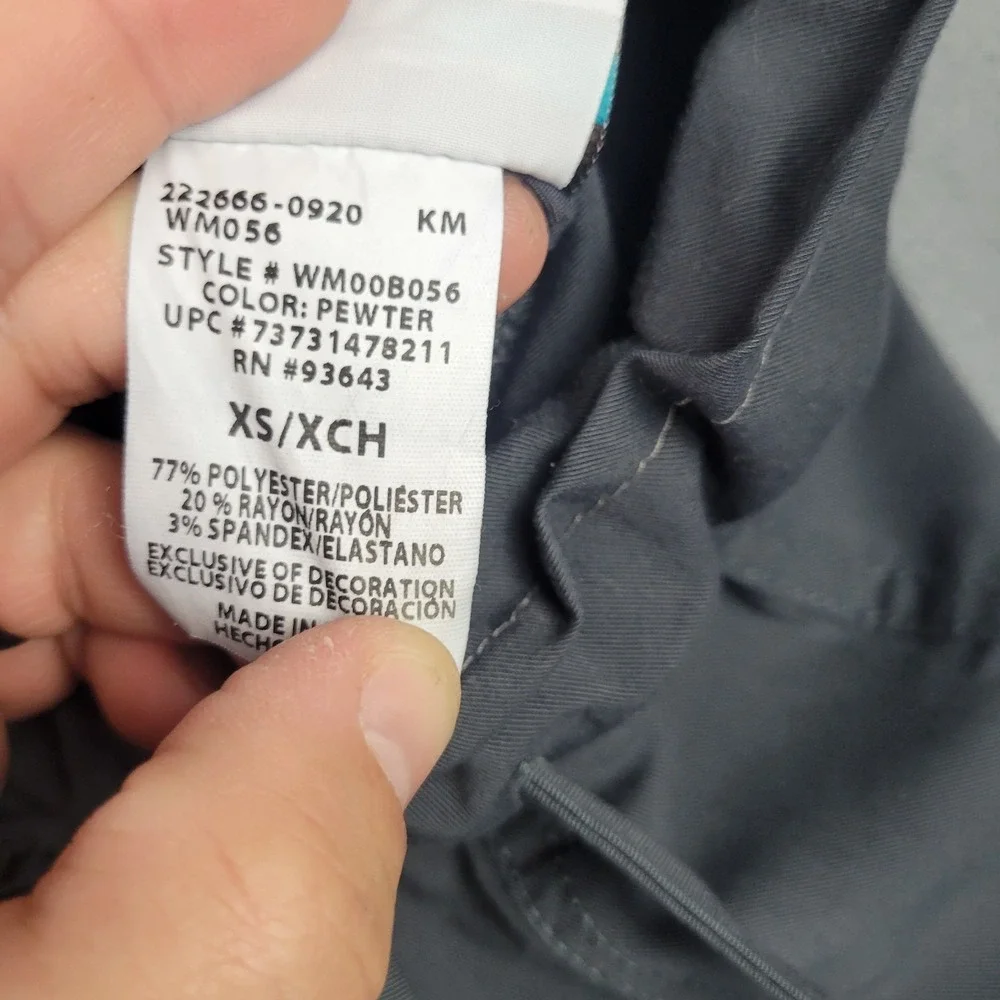 Scrubstar Scrub Pants Womens‎ XS Gray Stretch Medical Straight Leg Drawstring